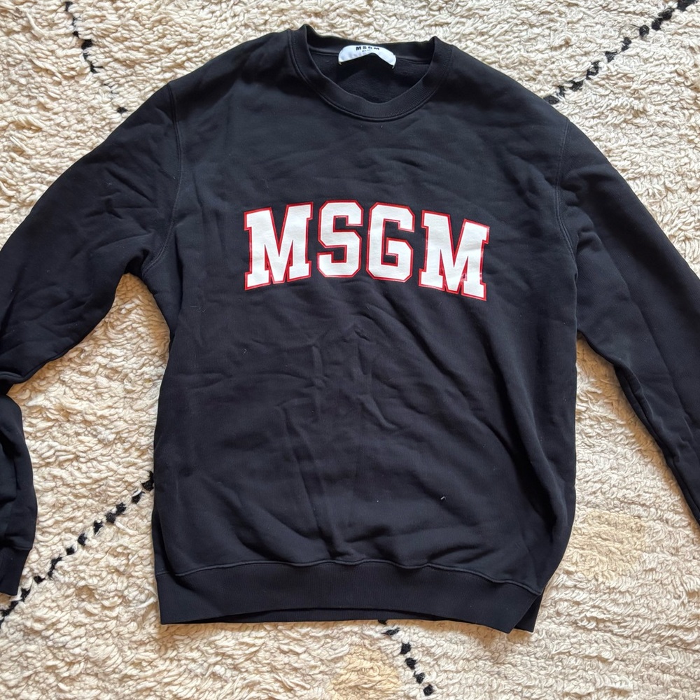 MSGM Black Sweatshirt